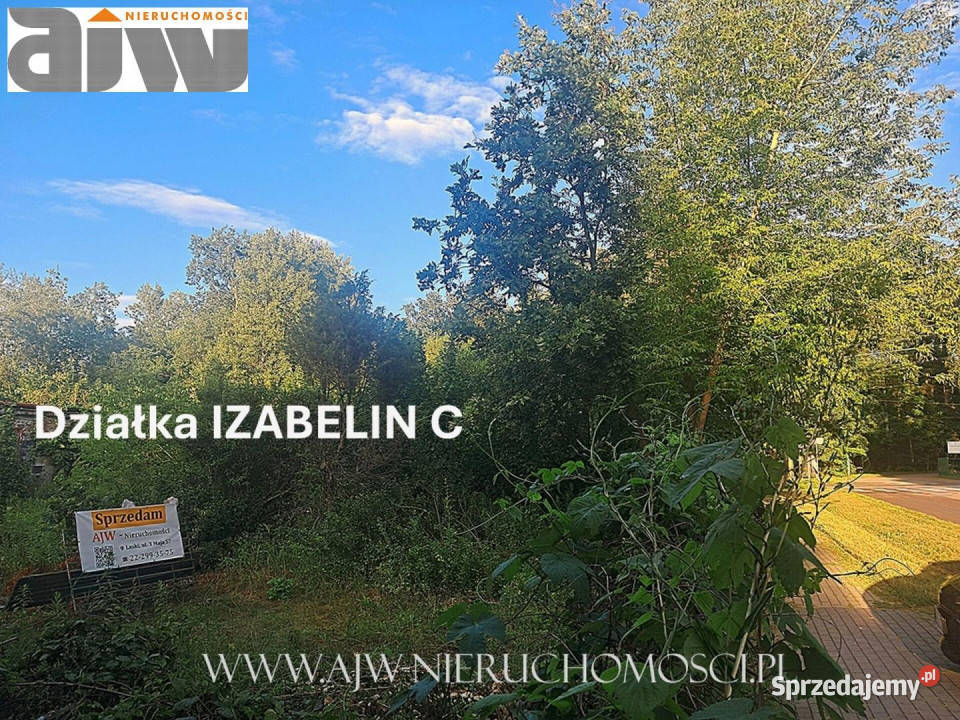 Działka Izabelin C 1320 metrów mazowieckie