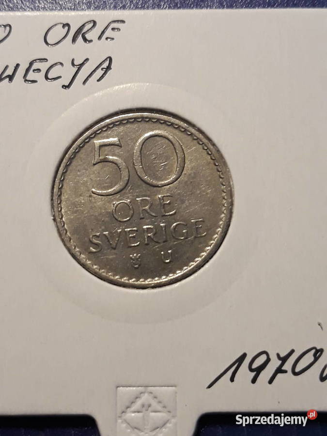 50 Ore Szwecja 1970 r Śliczne Konin