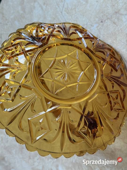 Szklany koszyczek na łakocie Porcelana i szkło Mielec