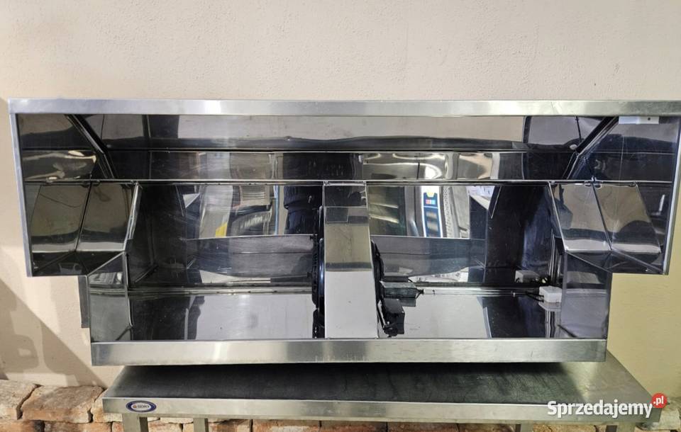 Okap Gastronomiczny 136x57x48 z TURBINĄ Góra