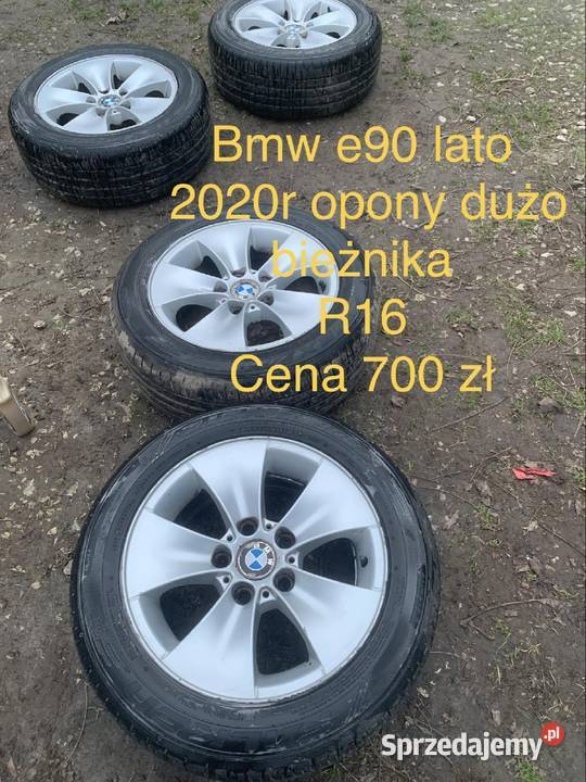 Alufelgi Bmw 5x120 16 ładne opony 2020 świętokrzyskie Kazimierza Wielka