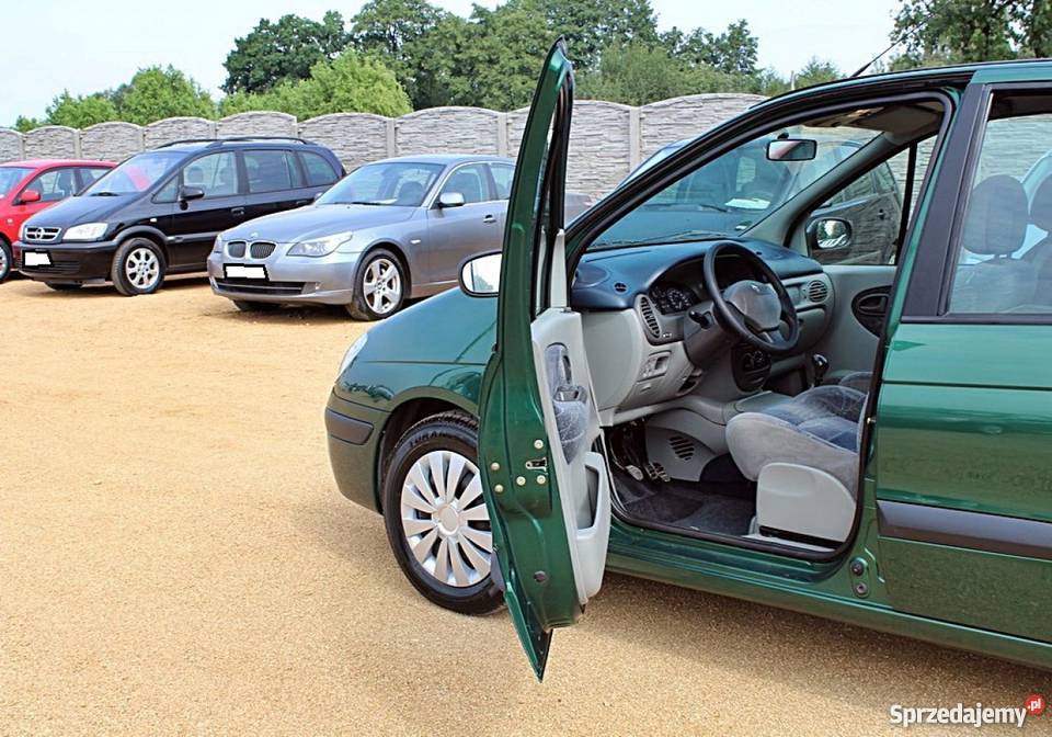 Renault zielony Scenic dolnośląskie Strzegom