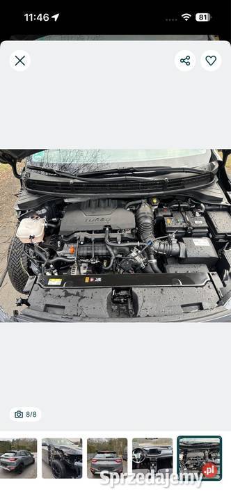 Kia stonic uszkodź Kalisz