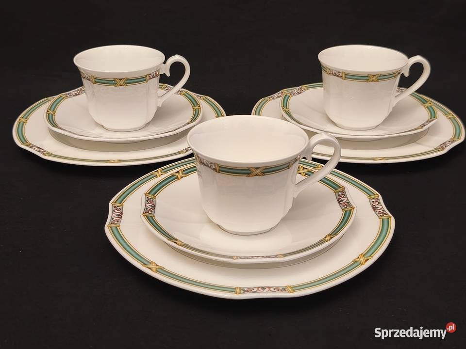 Zestaw kawowy trio Villeroy Boch Orofino Chełm