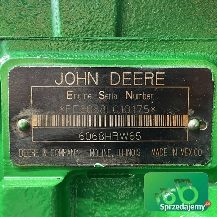 Silnik John Deere 6068HRW65 JOHN DEERE 7830 wielkopolskie