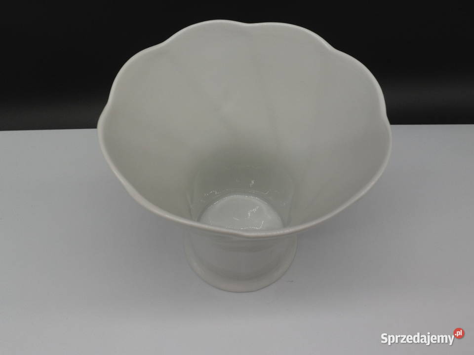 Wazon biały ARZBERG Porcelana i szkło
