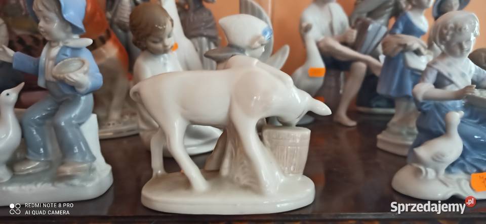 Figurka dziewczynka z krówką Gdańsk