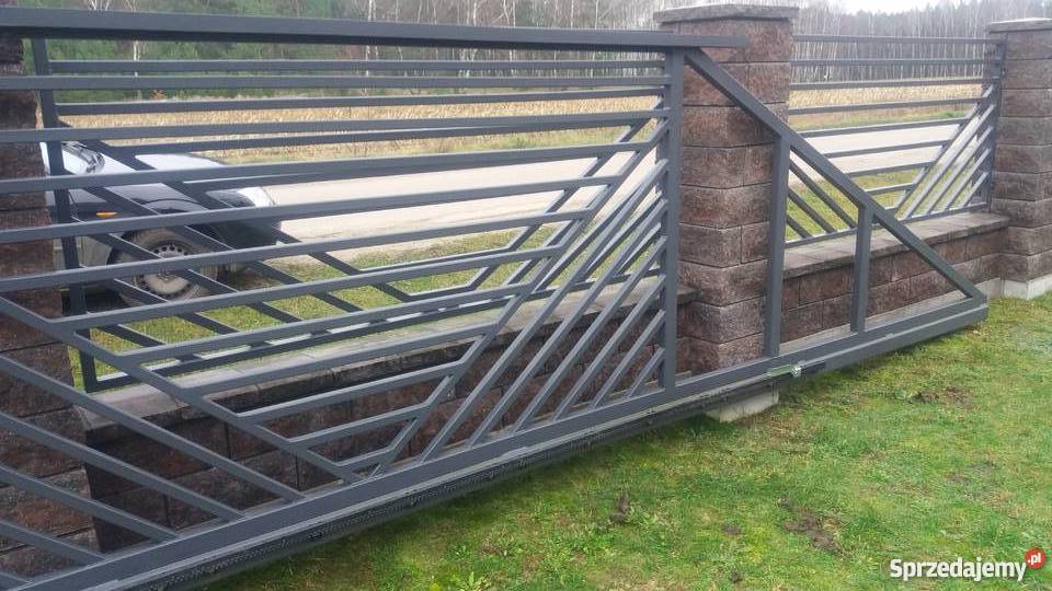 Brama przesuwna wzór grecki Warszawa