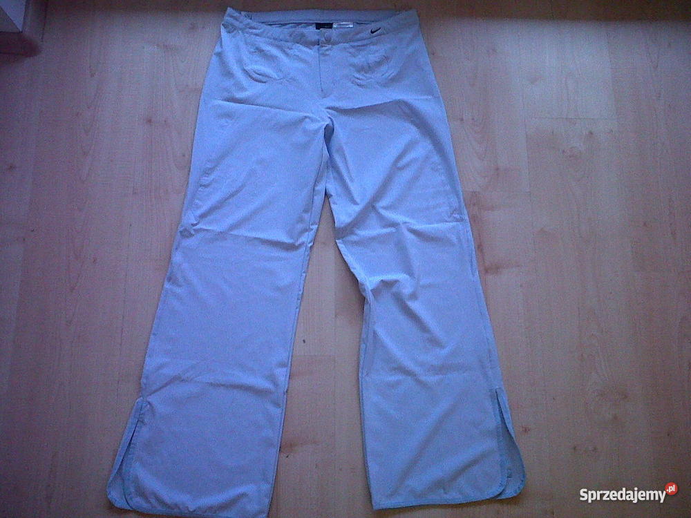 Nike 36spodnie DRI FIT błękitne z regulacją w pa Kraków