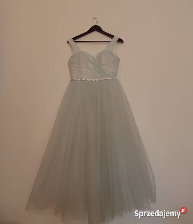 Sukienka na szelkach tiulowa zielona 87cm Krasnystaw sprzedam