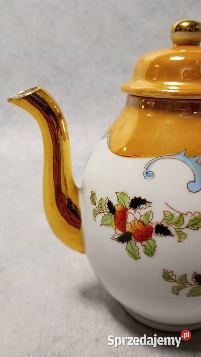 Kutani Dzbanek Cieniutka porcelana Japonia Świnoujście