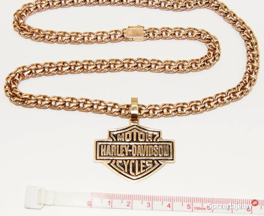 Złota 14karat duża 18gramowa zawieszka Harley dolnośląskie