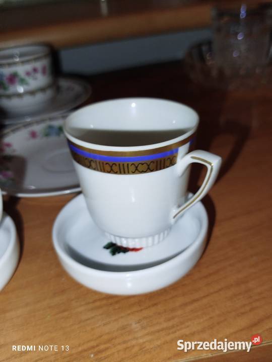 Filiżanki do espresso też mają sygnowane logo Łódź