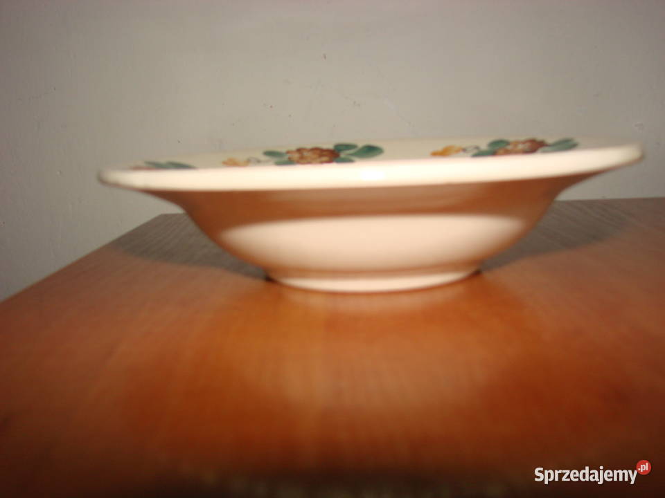 Włocławek fajansowy talerz Pruszcz Gdański