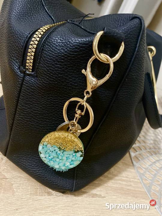 Brelok do kluczy z turkusowymi kamieniami Dla kobiet Pozostałe Kielce