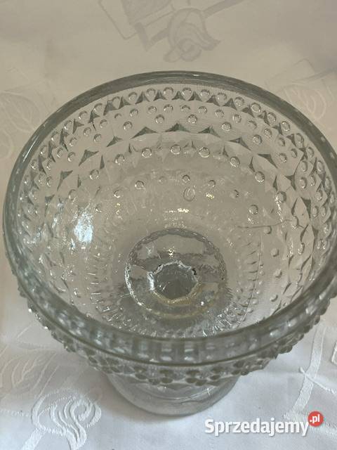 Patera Romby Guziczek szkło Huty Szkła Ząbkowice Kraków