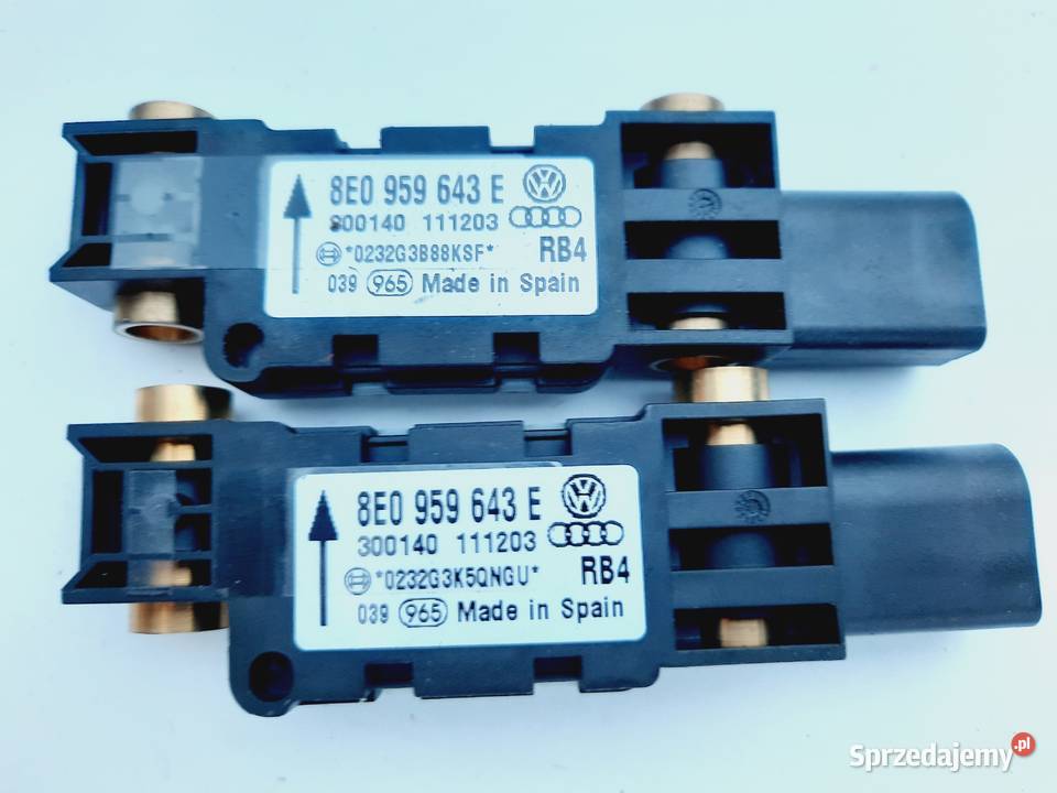 Sensor czujnik uderzenia przyspieszenia AUDI A4 Szczerbice