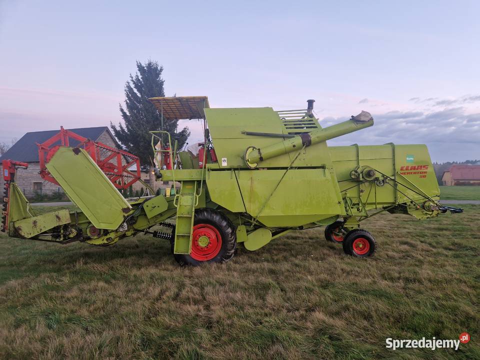Claas Mercator ze stolem do rzepaku 1 wlasciciel Żeliszów