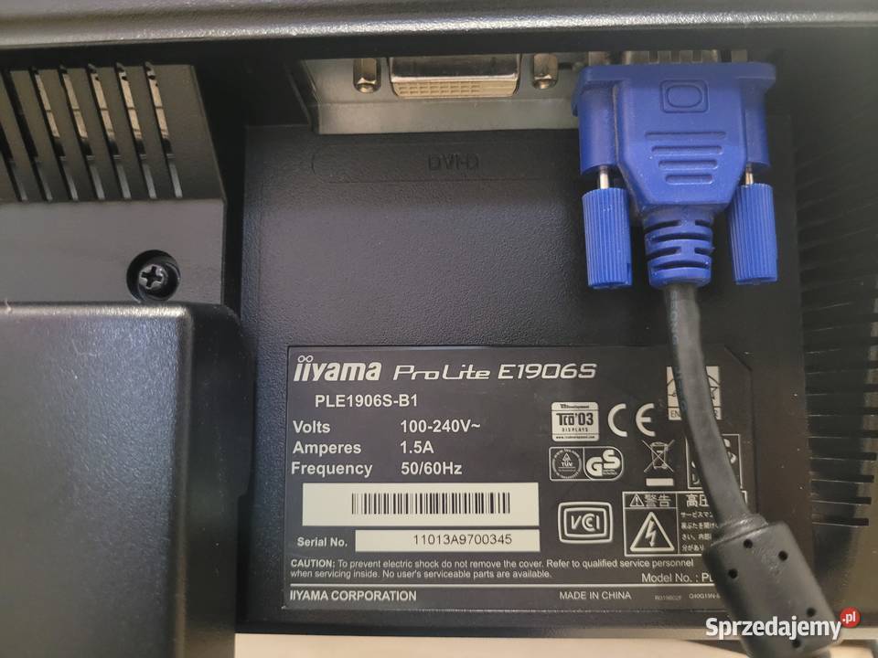 Monitor Iiyama 19 Iiyama Monitory i projektory Gdańsk