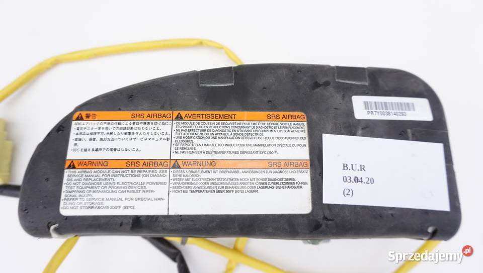 PODUSZKA AIRBAG FOTELA PRAWA NISSAN MAXIMA A34 Wyposażenie wnętrza Nowy Tomyśl sprzedam