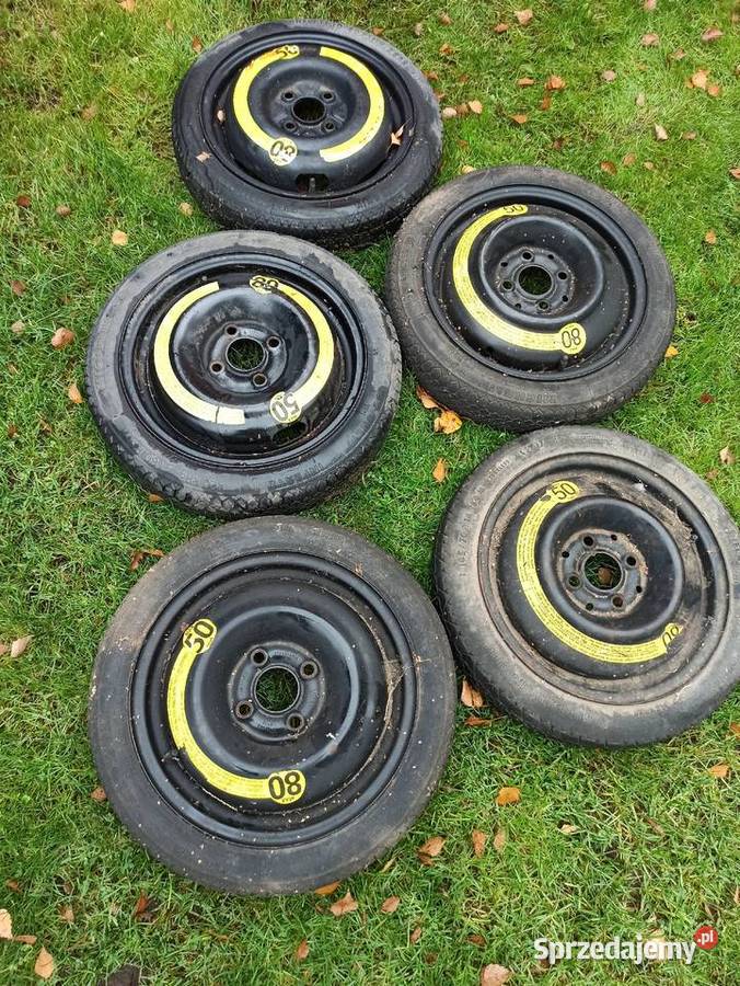 Koło dojazdowe dojazdówka zapas VW seat 4x100 14 Motoryzacja Pułtusk