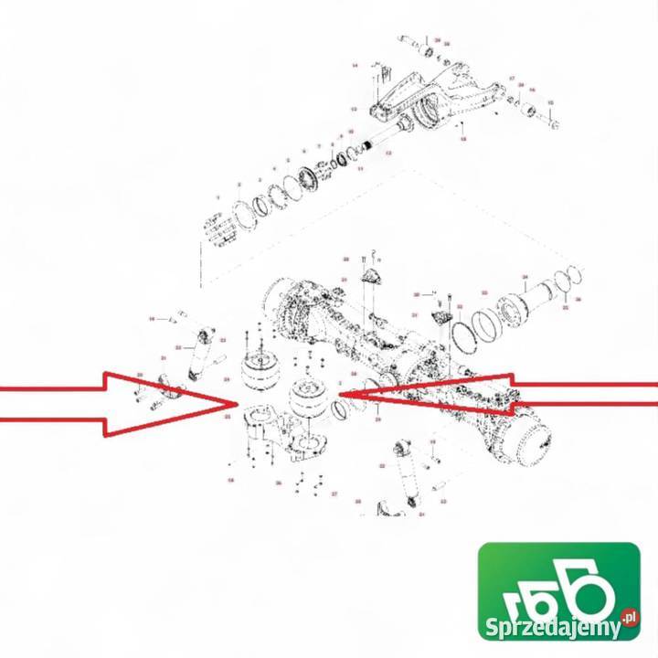 Poduszka ACV0062430 PRZEDNIEJ OSI RAMA Wilkowo sprzedam