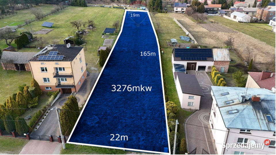 DZIAŁKA BUDOWLANO USŁUGOWA PODZAMCZE 32ar 20m