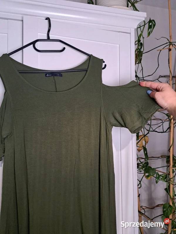 Lużna sukienka House w kolorze khaki Wygodna i House Trąbki Wielkie sprzedam