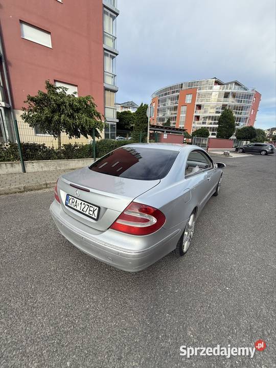 Mercedes CLK 240 V6 LPG SUPER STAN światła przeciwmgielne małopolskie Krzeszowice