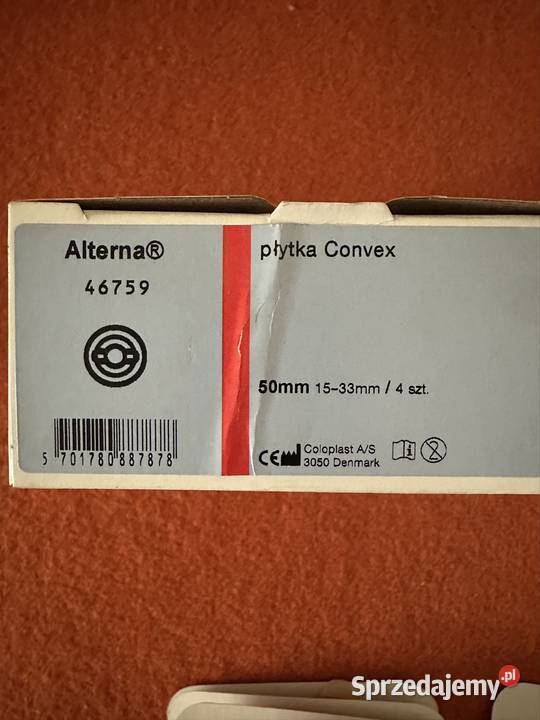 Convex 50mm płytka Coloplast Alterna 46759 5 Zabrze sprzedam