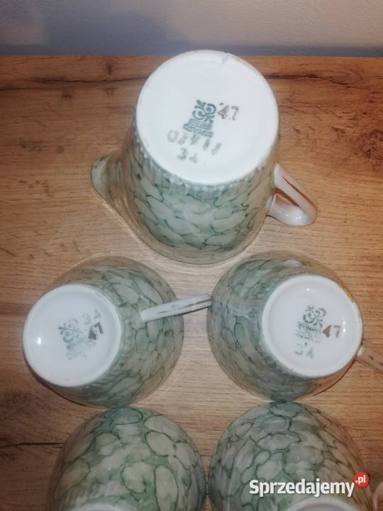 Stara porcelana Włocławek PRL projWPotacki lata