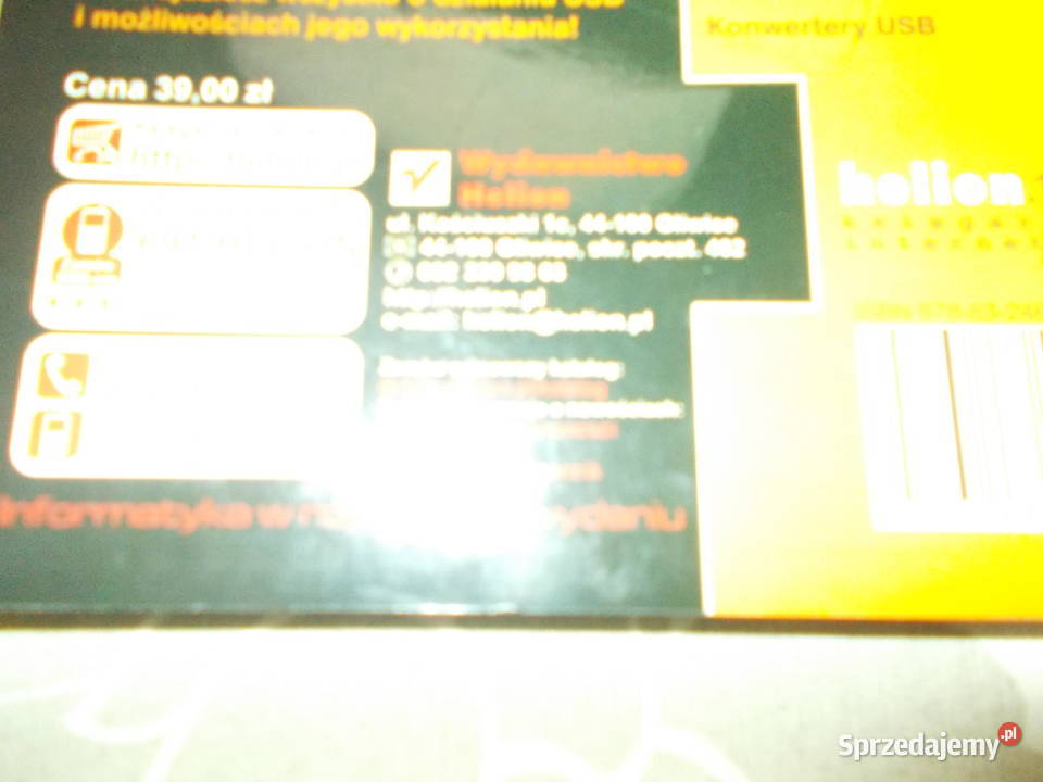 USB Praktyczne programowanie z indows API w C Rok wydania 2009 Kraków