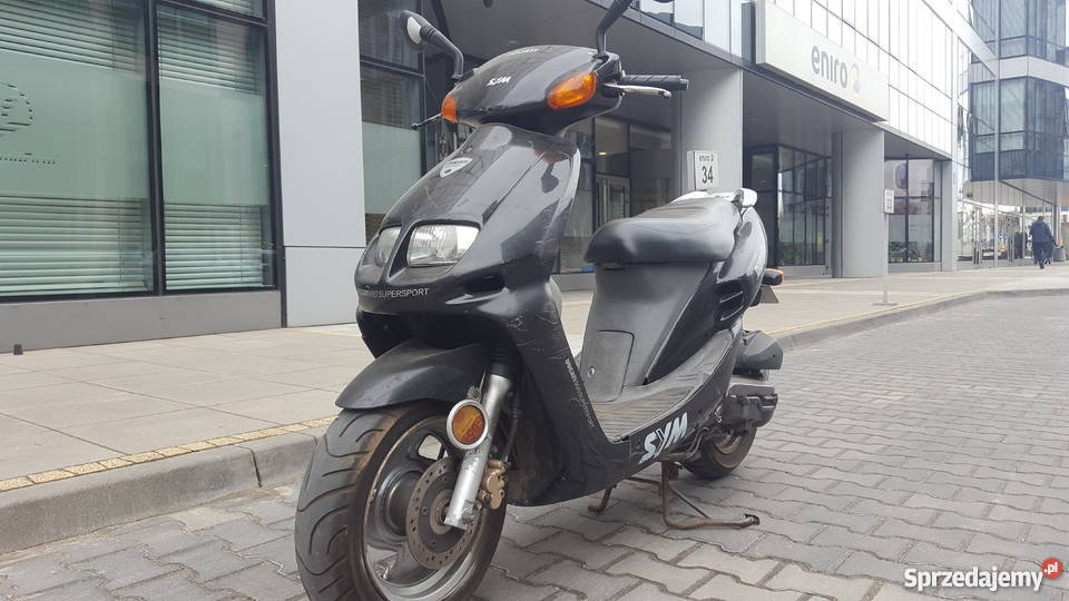 Skuter SYM JET 100 r2002 bez papierów elektryczny starter mazowieckie Warszawa