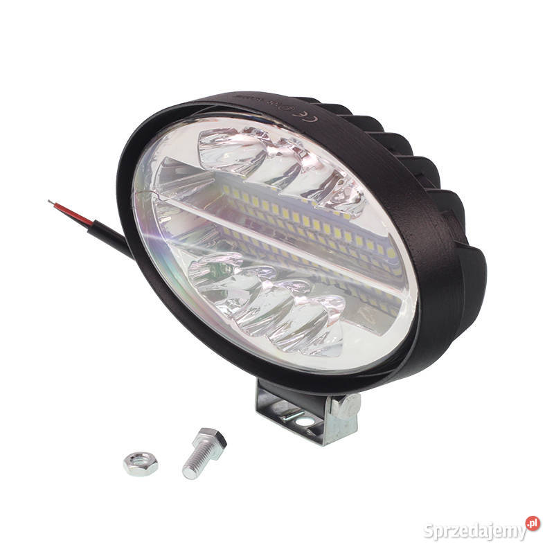 LAMPA ROBOCZA LEDOWA OWALNA 48 LED BEZ