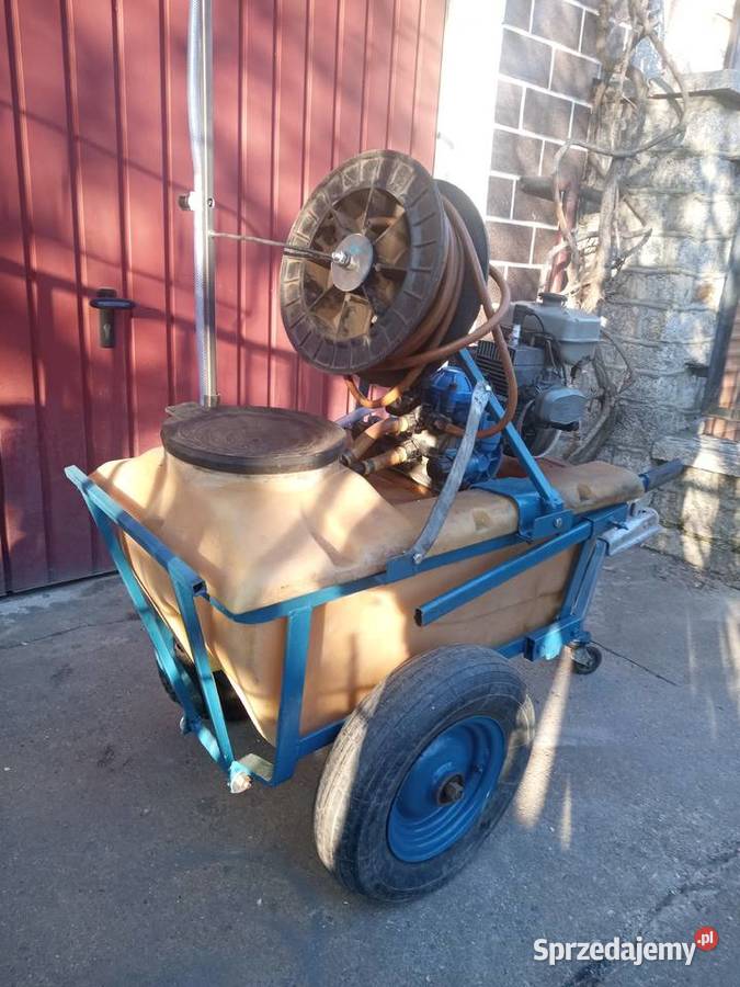 Opryskiwacz taczkowy spalinowy do traktorka lubelskie Kraśnik