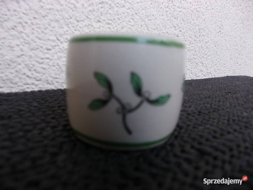Obraczka do serwetek kilekcionerska z porcelana Porcelana i szkło Warszawa