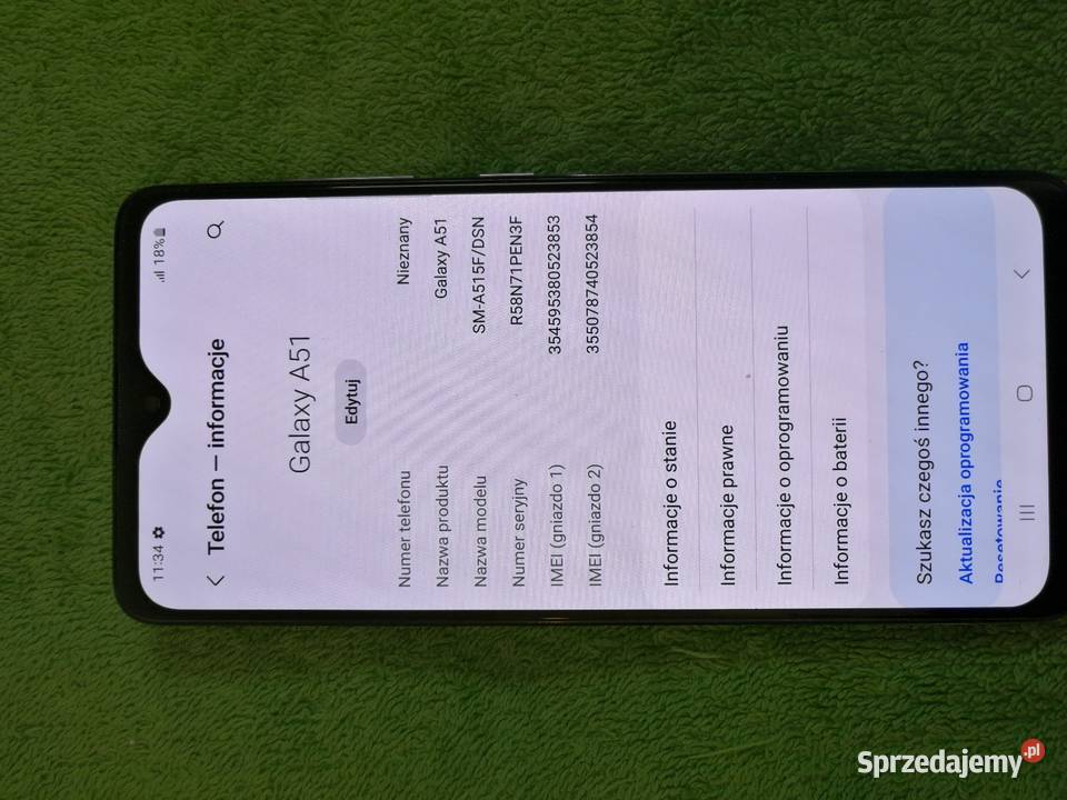 Samsung A51 Super Amoled 6 5 4128GB Kraków