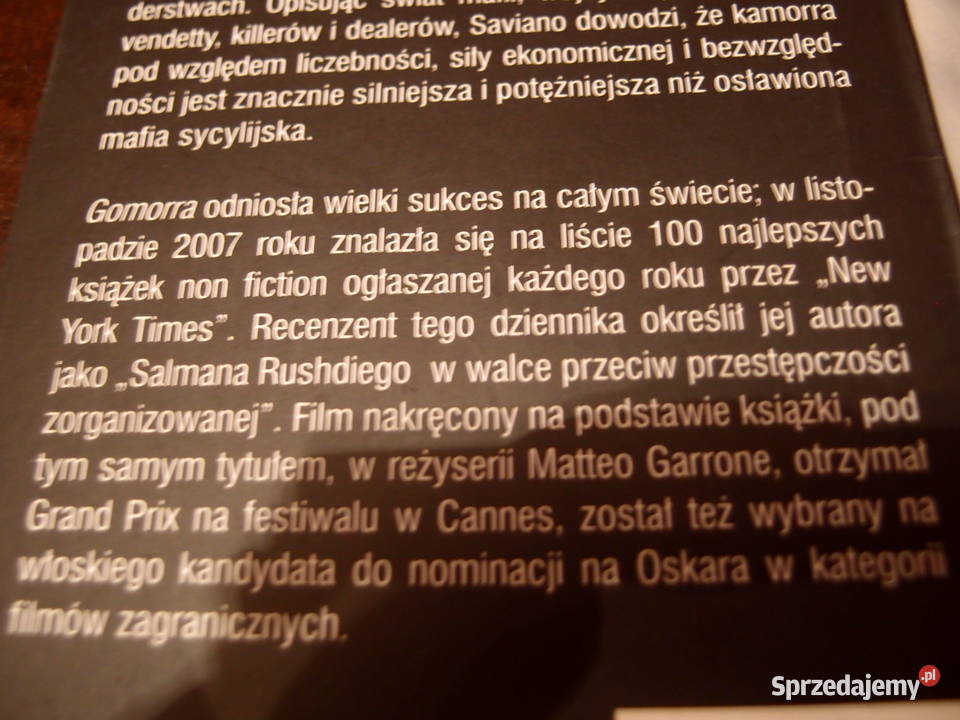 Roberto Saviano Gomorra Podróż imperium kamorry