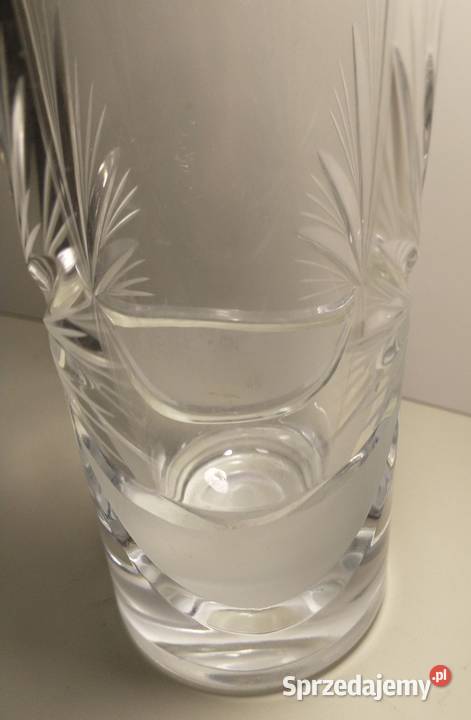 Szklanaka kryształowa czeska Bohemia Wazony Krotoszyn