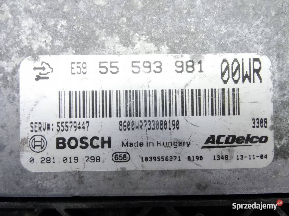 OPEL CORSA D STEROWNIK SILNIKA 55593981 00WR Przemęt