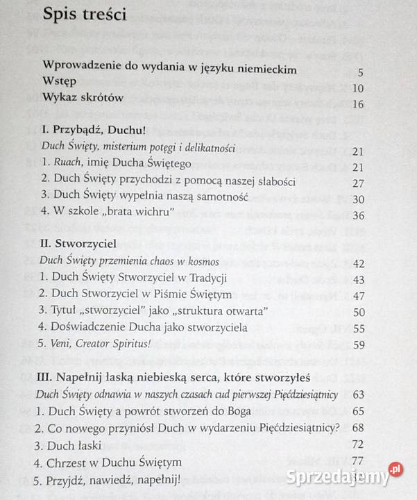 Pieśń Ducha Świętego Raniero Cantalamessa OFMCap Chełm