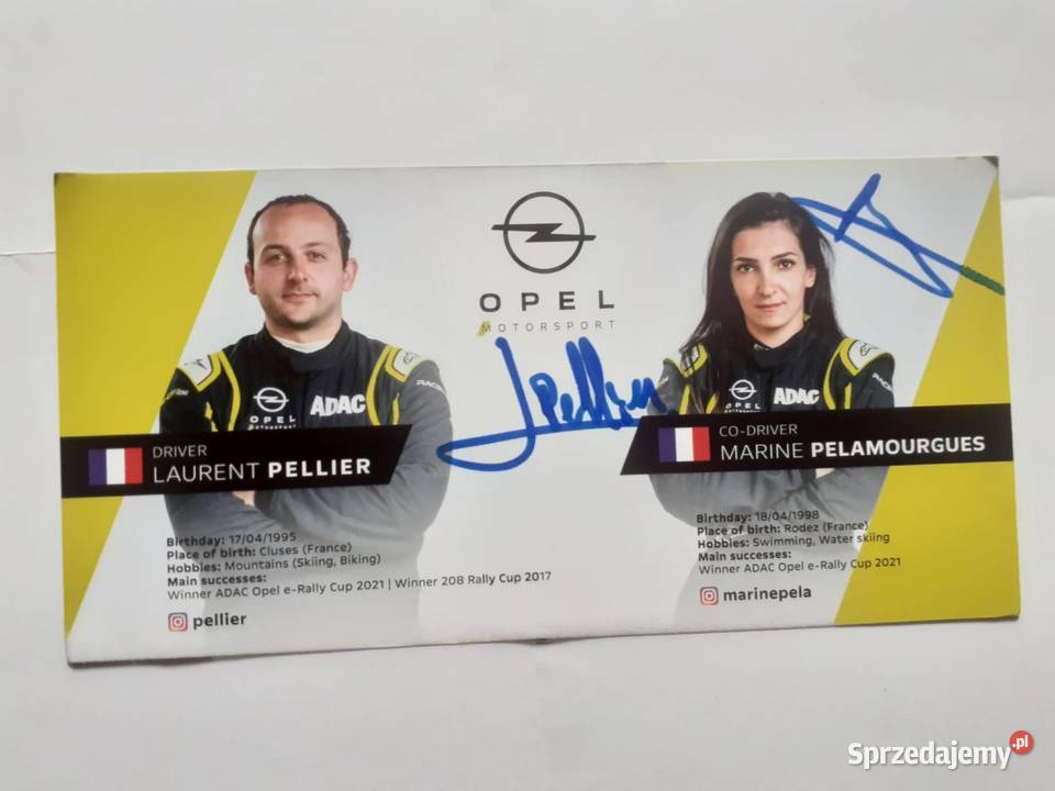 Karta Opel Motorsport Warszawa