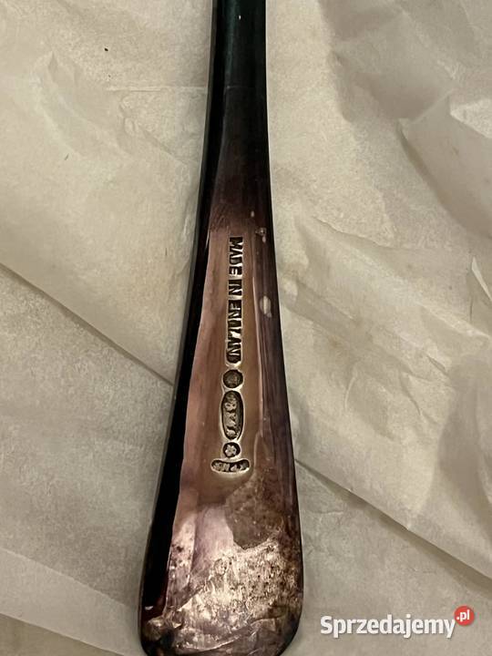 Zestaw angielskich sztućców vintage Made in Stegna