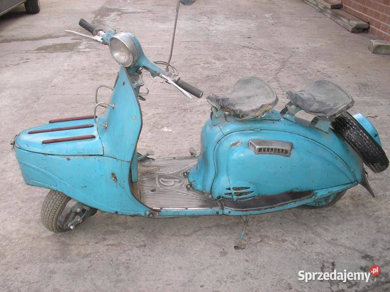 Retro skuter Peugeot 157 B Sedes Siedlce