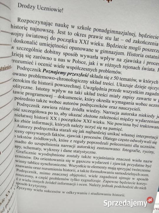 Poznajemy przeszłość sop podręcznik historia Warszawa
