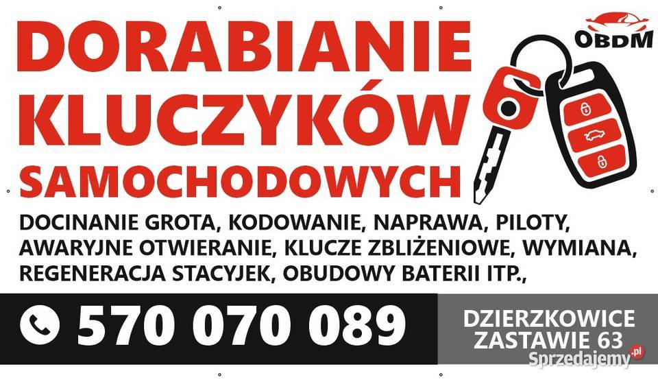 Kraśnik dorabianie kluczy samochodowych grot lubelskie