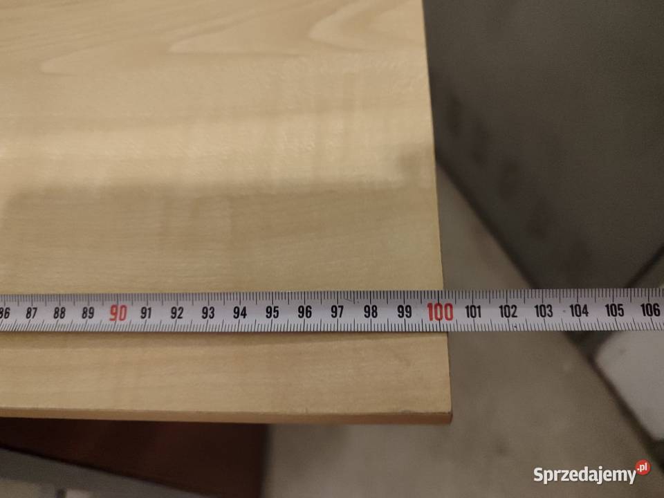 2 jasne półki ścienne 100 i 60 stan Wrocław