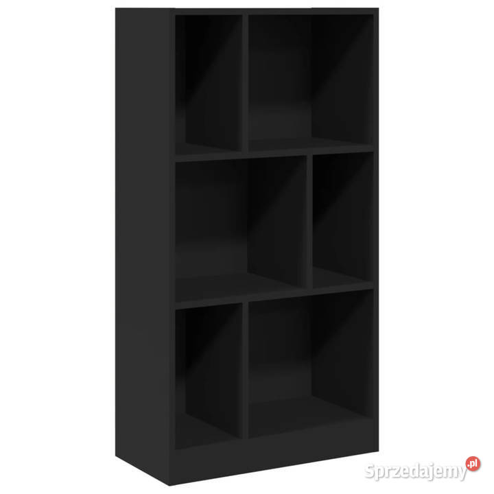 Regał czarny 57x285x1075 materiał drewnopochodny Warszawa sprzedam