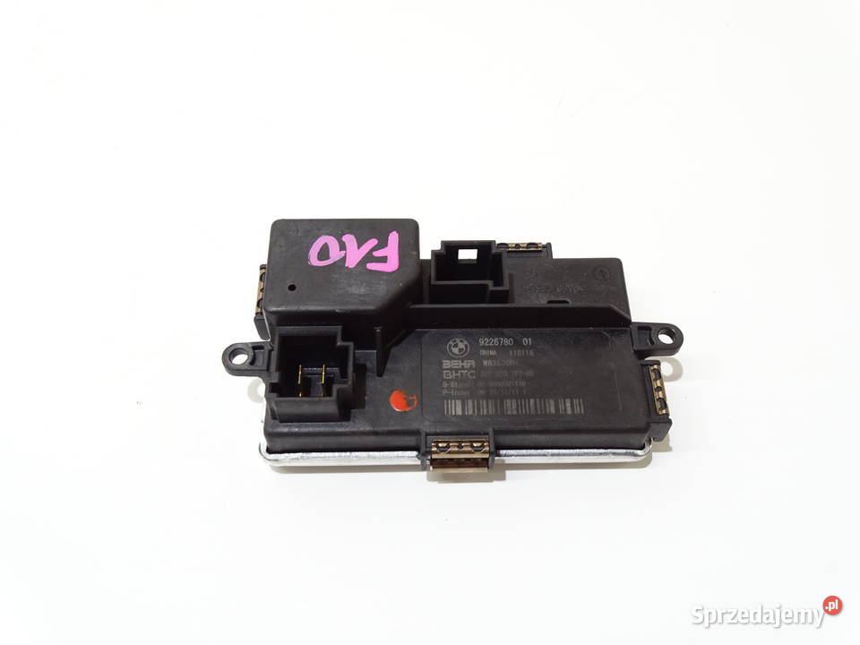 REZYSTOR OPORNIK DMUCHAWY BMW 5 F10 9226780