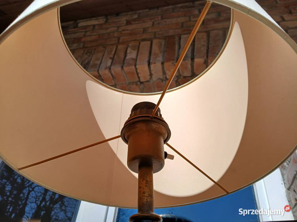 Lampa Podłogowa do czytania regulowana mosiężna zachodniopomorskie Gawroniec sprzedam